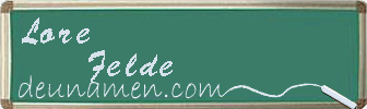 Lore Felde Visitenkarte